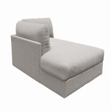 Finley Boucle Pumice Left Arm Facing Chaise Module color Boucle Pumice