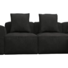 Riley California Charcoal Modular Sofa - Arm, 2x Armless, Corner, Right Terminal color California Charcoal