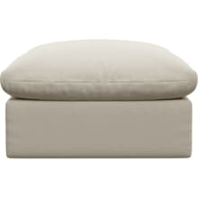 Willow Alpine Mist Ottoman color Alpine Mist