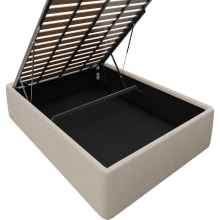 Leo Gas Lift Bed Base Alles Angora color Alles Angora