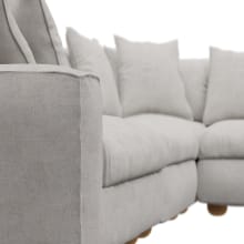 Tully Avon Mineral Modular Sofa - 5 Piece color Avon Mineral