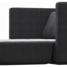 Porter Plaza Flint Grey Sofa Bed - 3 Seater color Plaza Flint Grey