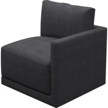Haven Plaza Flint Grey Right Arm Facing Chair Sofa Module color Plaza Flint Grey