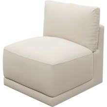 Haven Alpine Mist Armless Sofa Chair Module color Alpine Mist