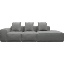 Riley Maya Flint Modular Sofa - 1x Arm, 2x Armless, 1x Right Terminal color Maya Flint