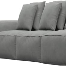 Riley Maya Flint Modular Sofa - 1x Arm, 2x Armless, 1x Right Terminal color Maya Flint