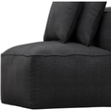 Riley Plaza Flint Grey Module Armless color Plaza Flint Grey