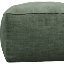 Riley Tribute Dark Jade Modular Small Ottoman color Tribute Dark Jade