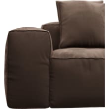 Riley Muse Chocolate Modular Sofa - 1x Arm, 1x Armless, 1x Right Terminal color Muse Chocolate