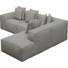 Riley Isla Soft Grey Modular Sofa - Arm, 2x Armless, Corner, Right Terminal color Isla Soft Grey