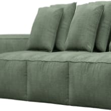 Riley Tribute Dark Jade Modular Sofa - 3 Seater color Tribute Dark Jade