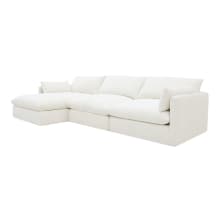 Willow Tribute Ice Chaise Sofa - 3 Seater color Tribute Ice