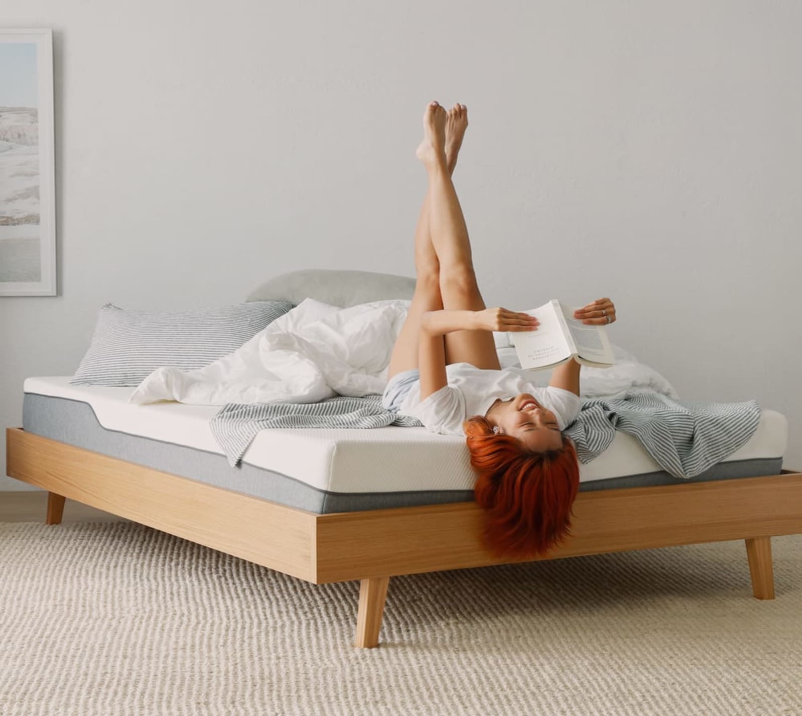 Dreamsuite Flex Charcoal Bamboo Memory Foam Mattress King Single 