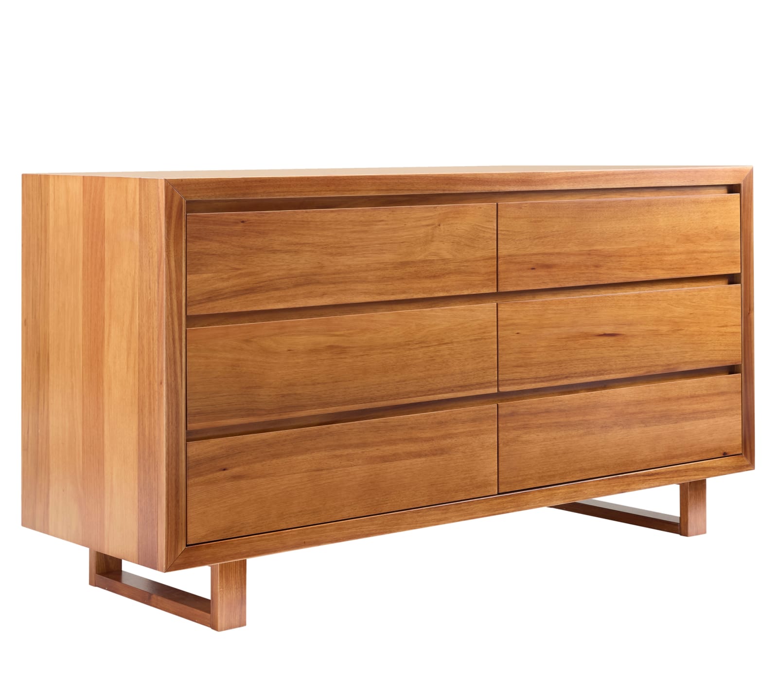 Clemence Dresser Blackwood - 6 Drawer color Natural