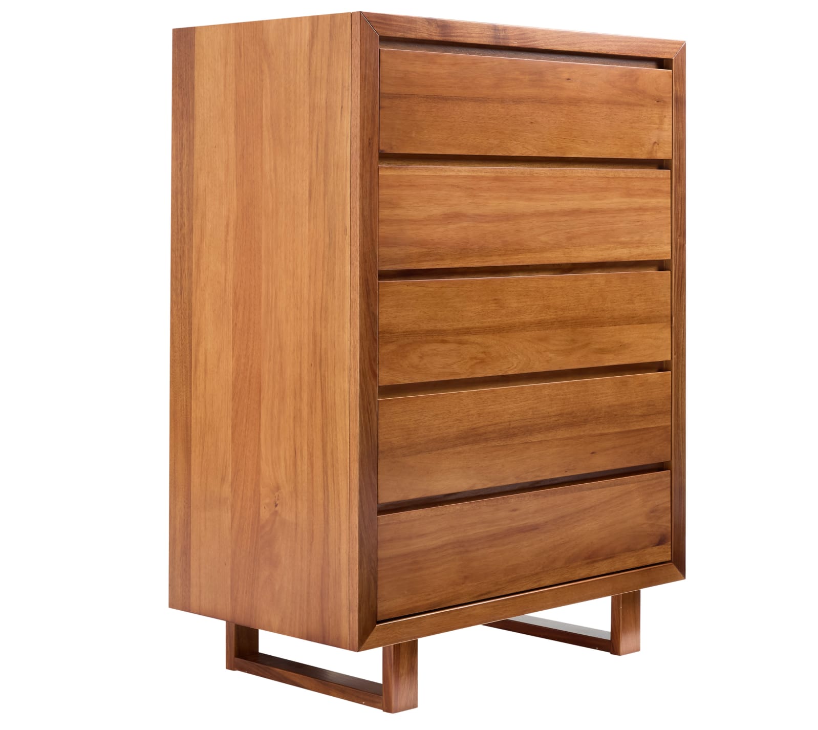 Clemence Tallboy Blackwood - 5 Drawer color Natural