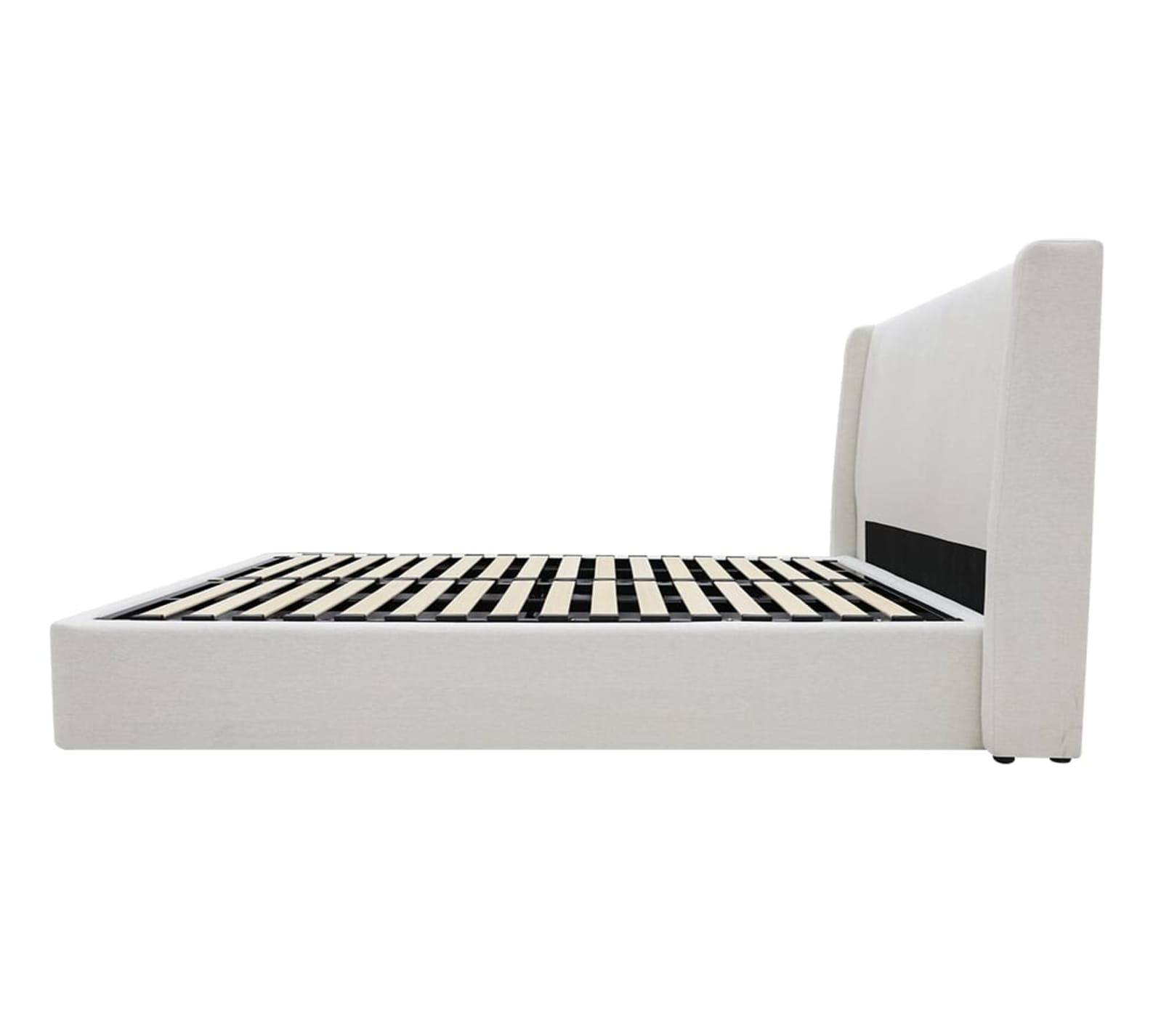 Wing Gas Lift Bed California Ivory color California Ivory