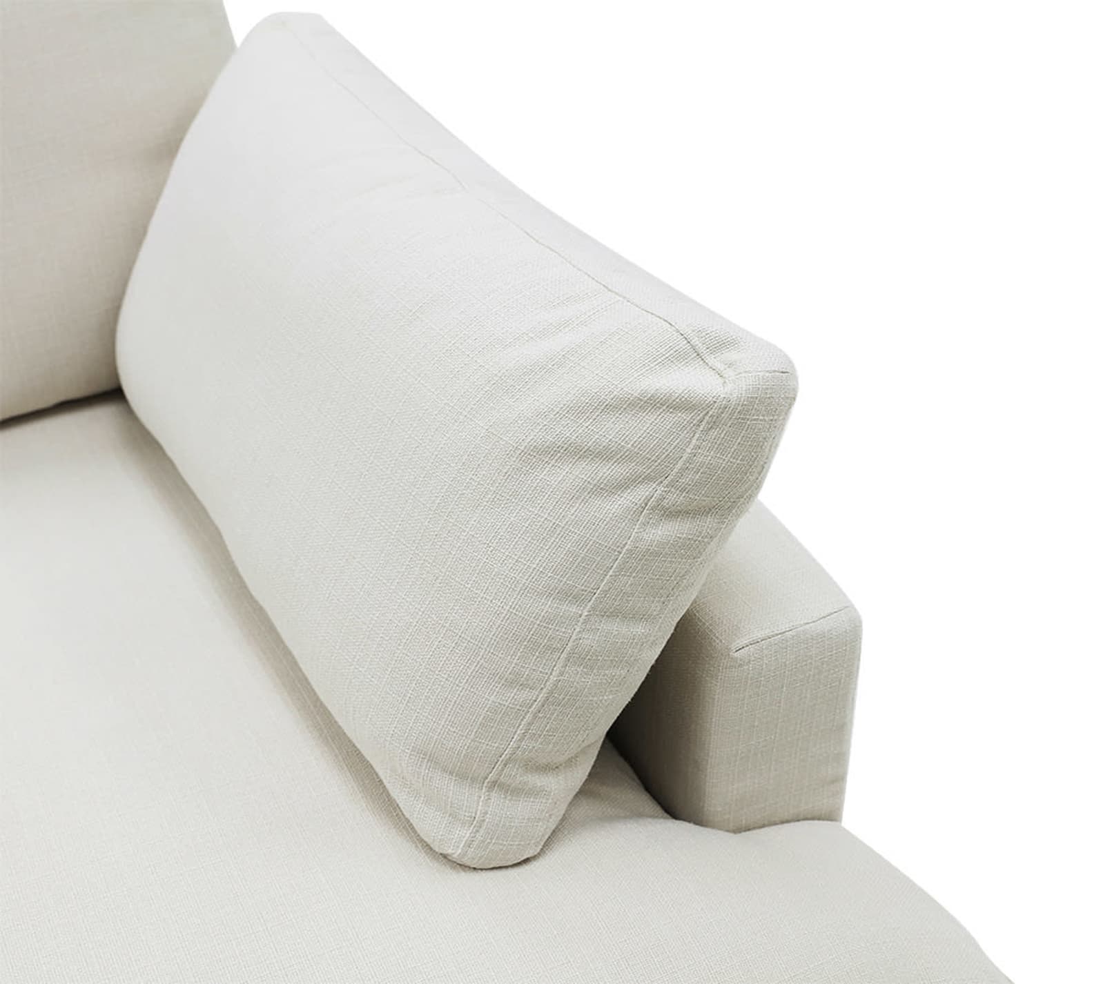 Retreat Toorak Pearl 1 Seat Right Arm Facing Sofa Module color Toorak Pearl