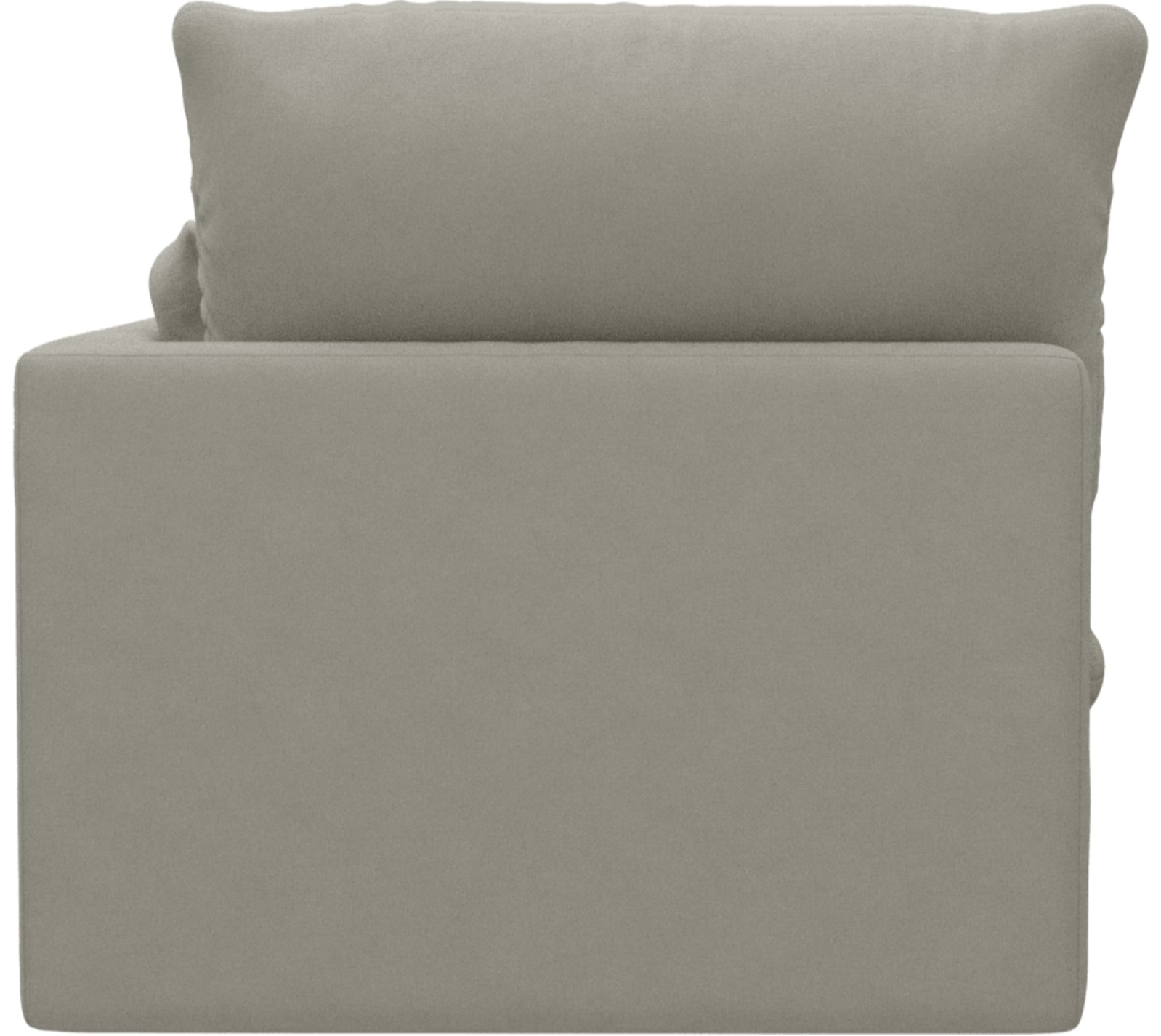 Willow California Ivory Chaise Right Arm Facing Sofa Module color California Ivory