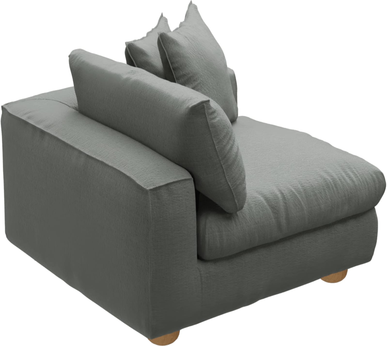 Tully Tribute Storm Right Arm Facing Chair Module color Tribute Storm