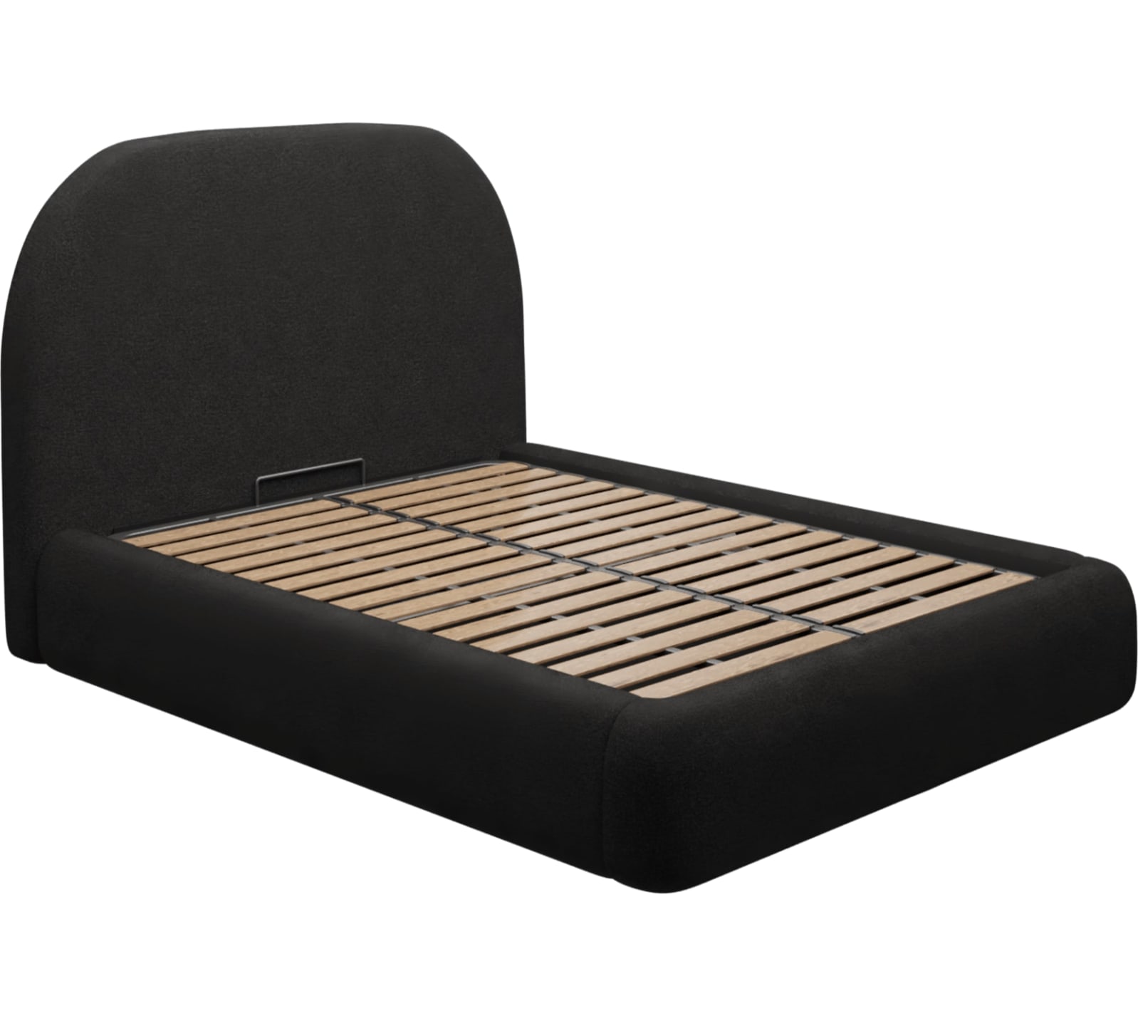 Capri Gas Lift Bed California Charcoal color California Charcoal