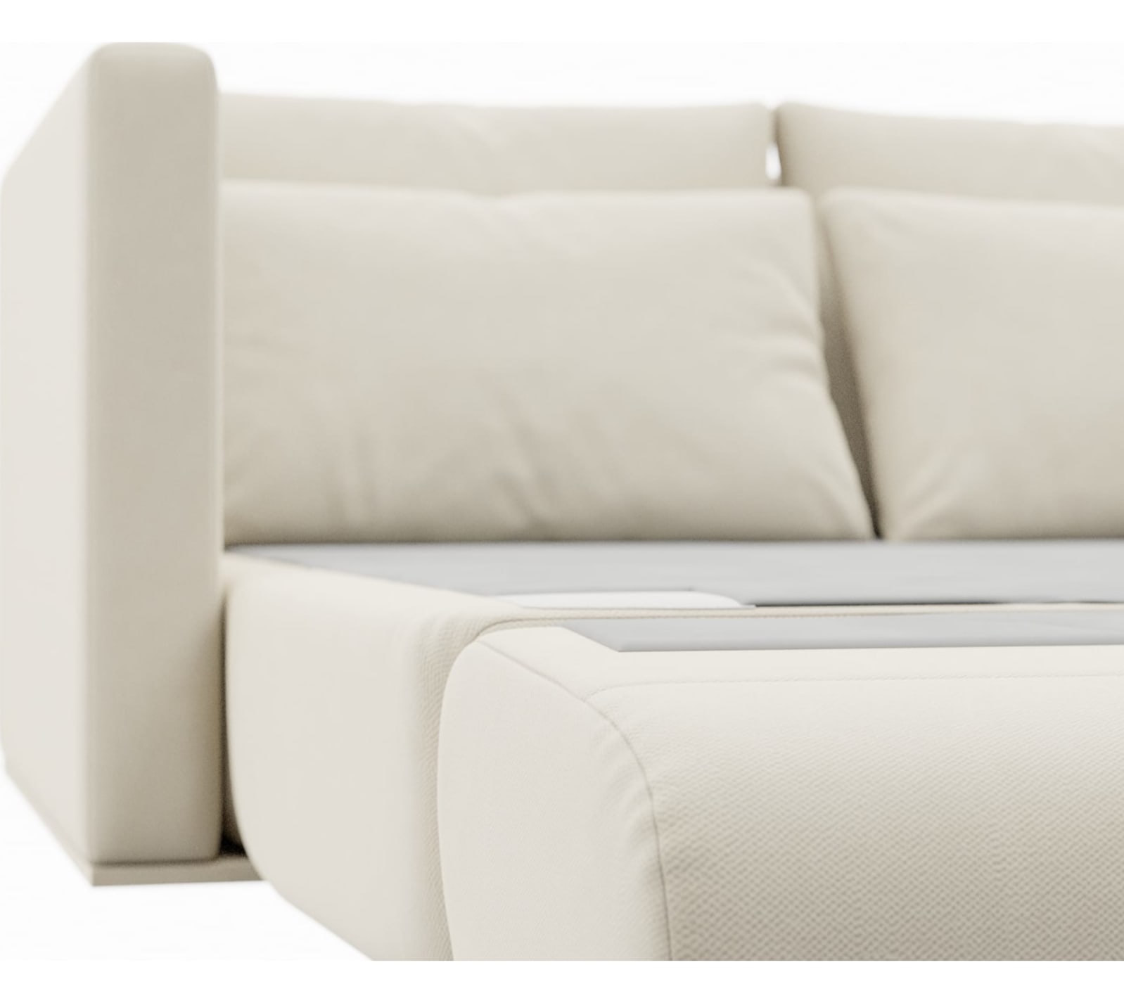 Porter Alpine Mist 3-Seater Sofa Bed color Alpine Mist