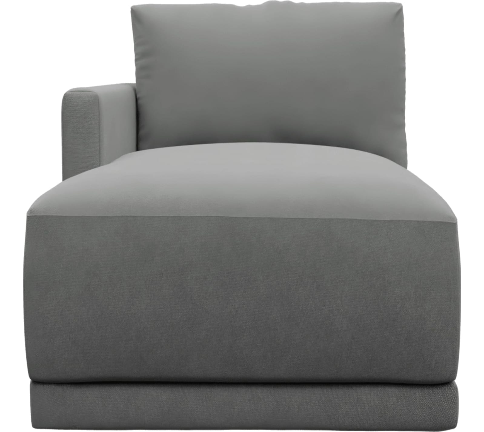 Haven Maya Flint Left Arm Facing Chaise Module color Maya Flint