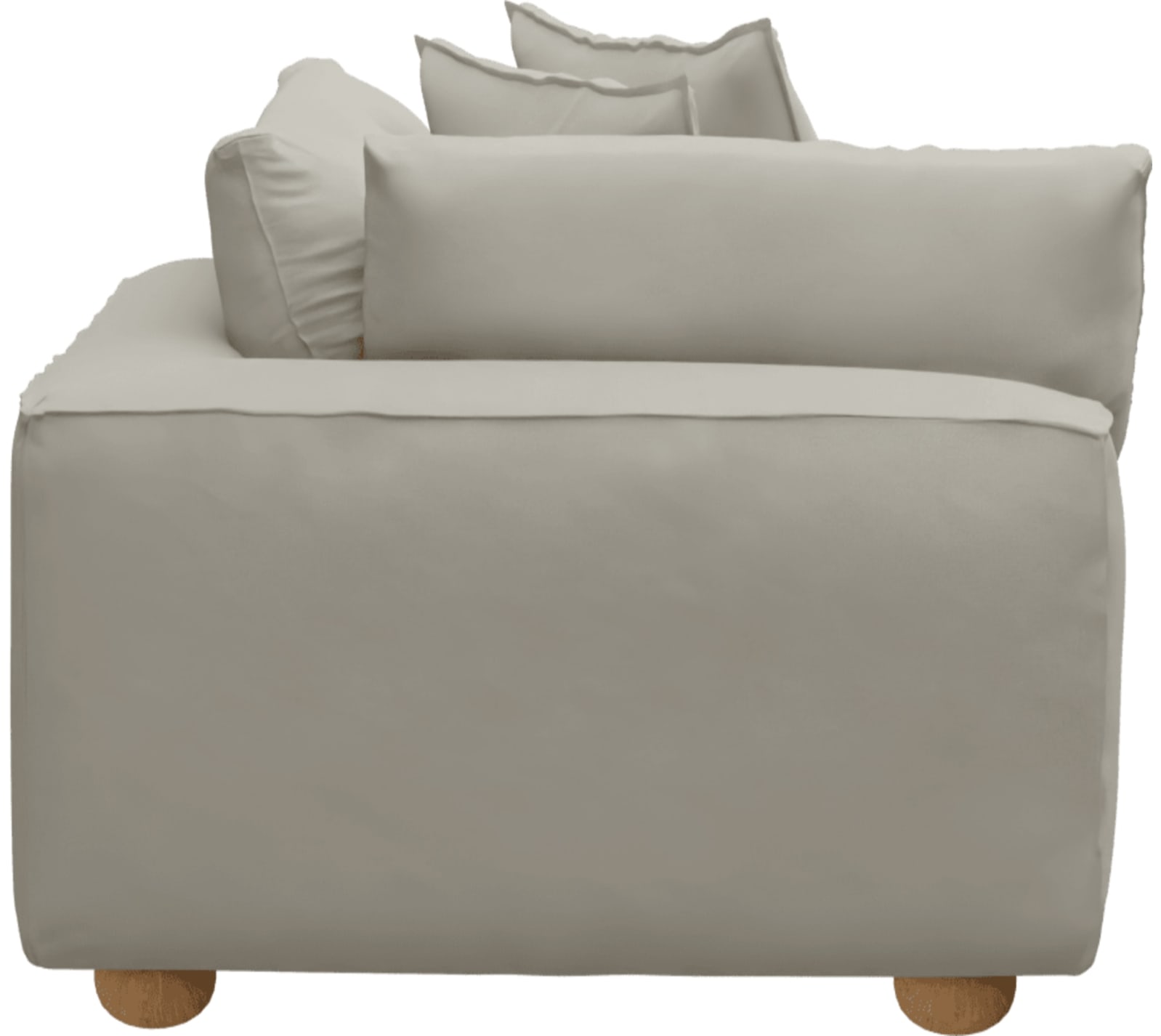 Tully California Ivory Corner Sofa Chair Module color California Ivory