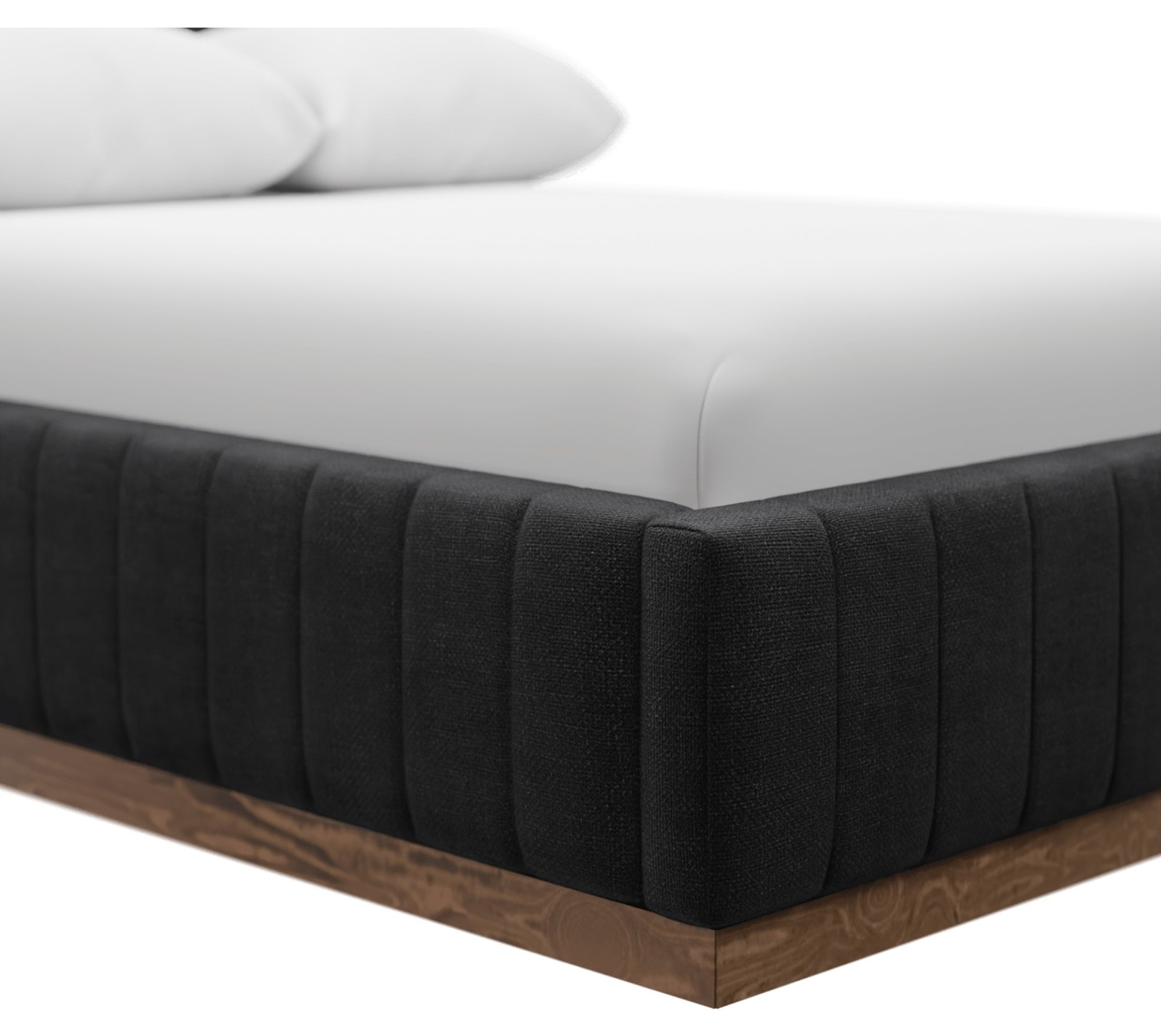 Brentwood Gas Lift Bed Plaza Flint Grey color Plaza Flint Grey