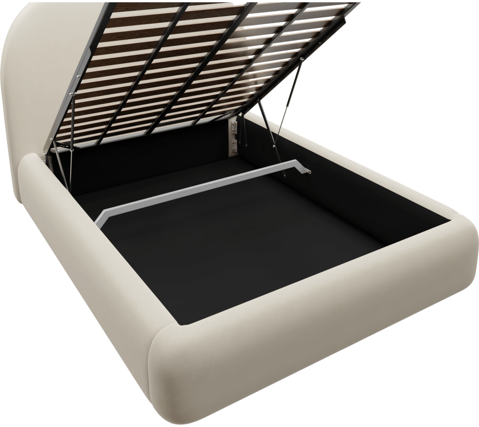 Capri Gas Lift Bed Alpine Mist color Alpine Mist