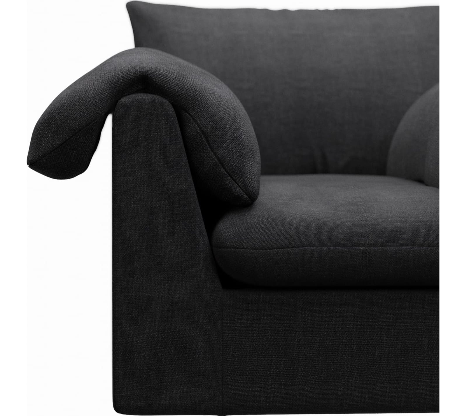 Ludlow Plaza Flint Grey Armchair color Plaza Flint Grey