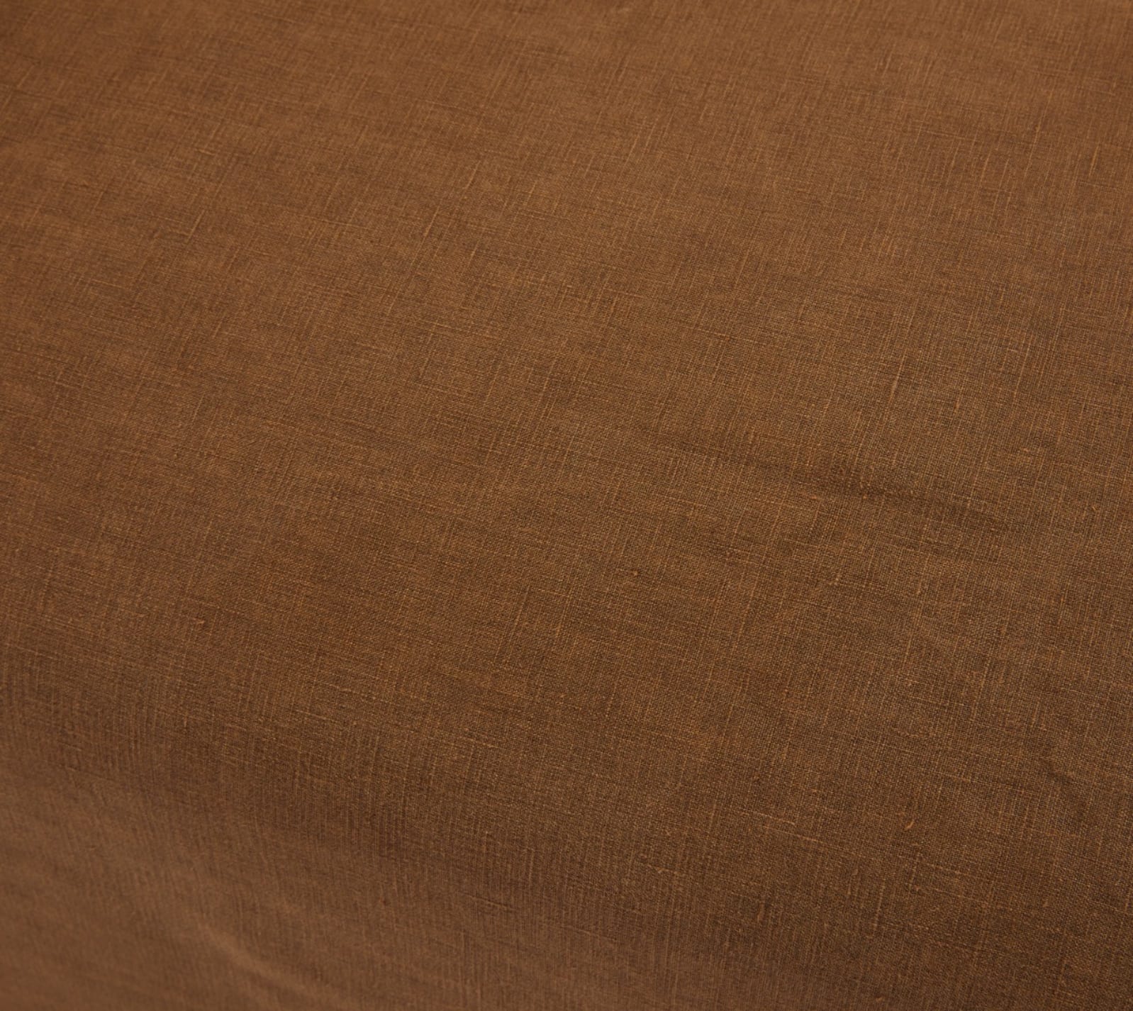 Como Linen Armless Slipper Chair Cover Cocoa - 1 Seater color Cocoa