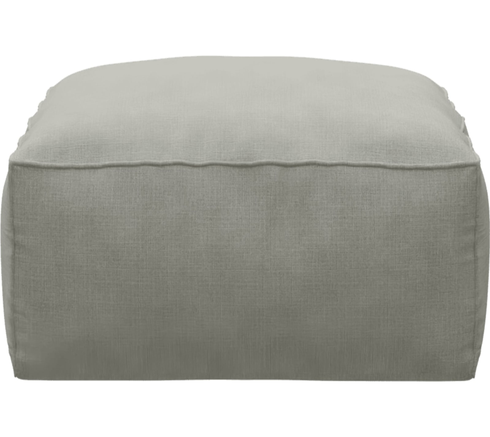 Riley Toorak Pebble Modular Small Ottoman color Toorak Pebble