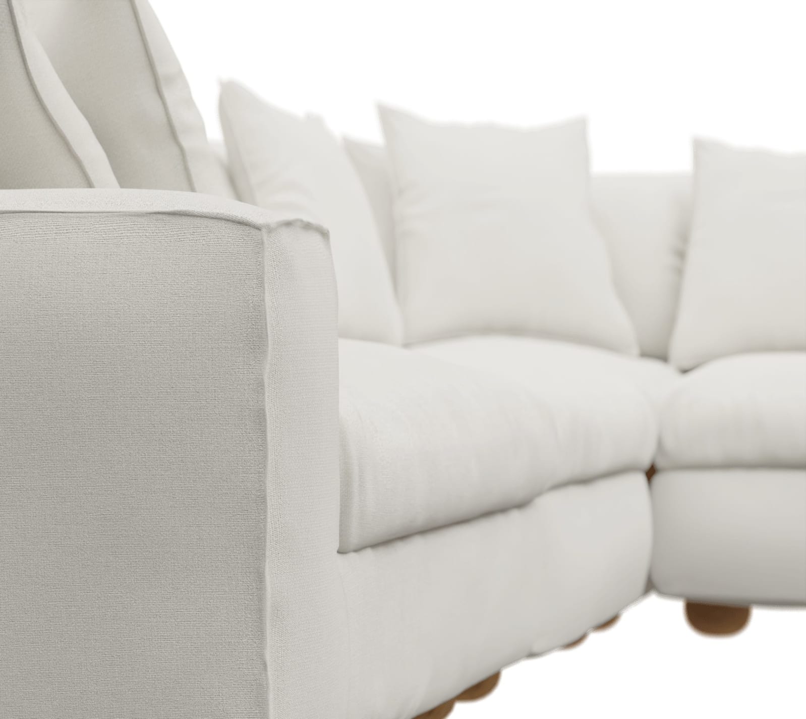 Tully Tribute Ice Modular Sofa - 5 Piece color Tribute Ice