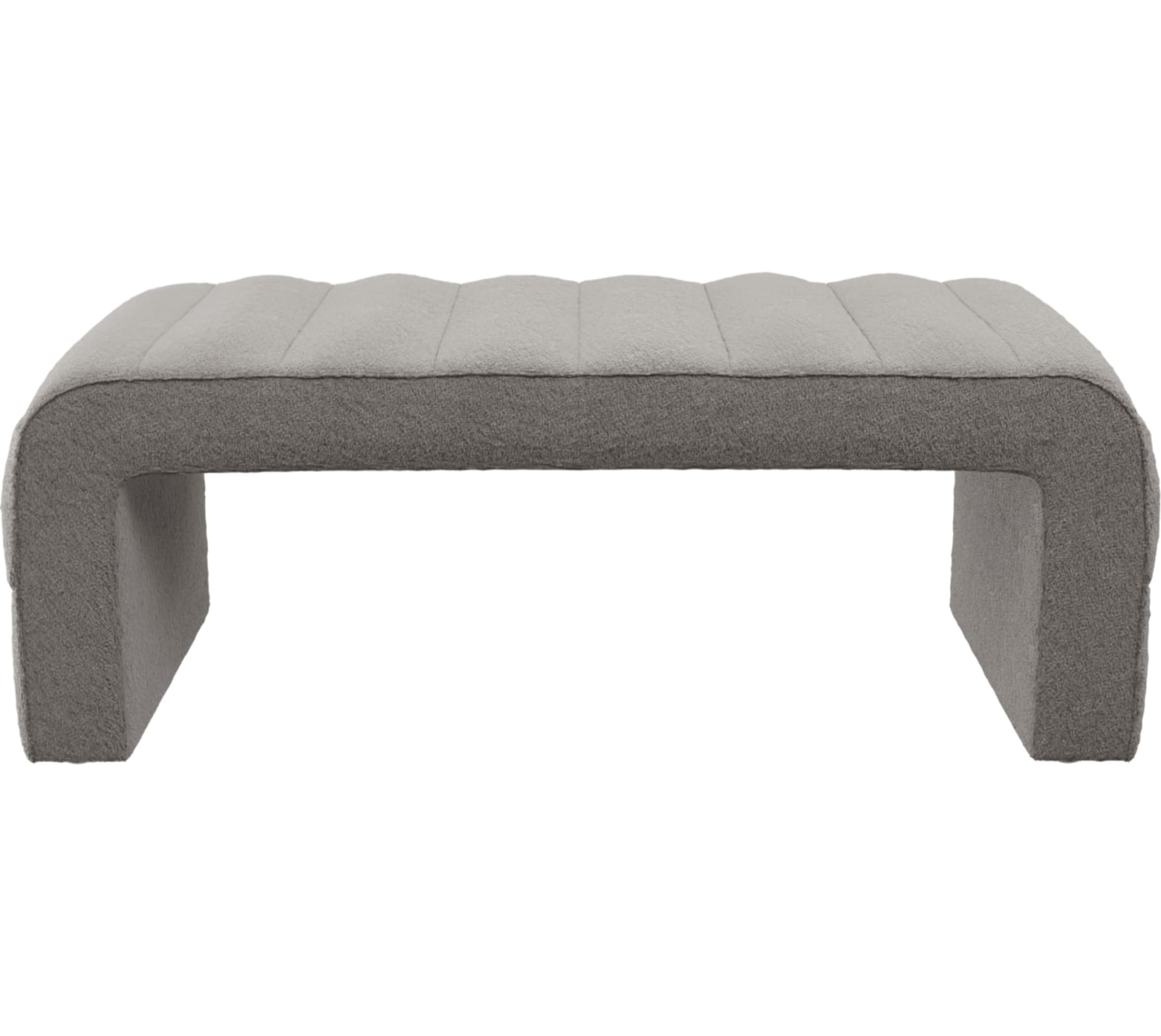 Maeve Bench Boucle Pumice color Boucle Pumice