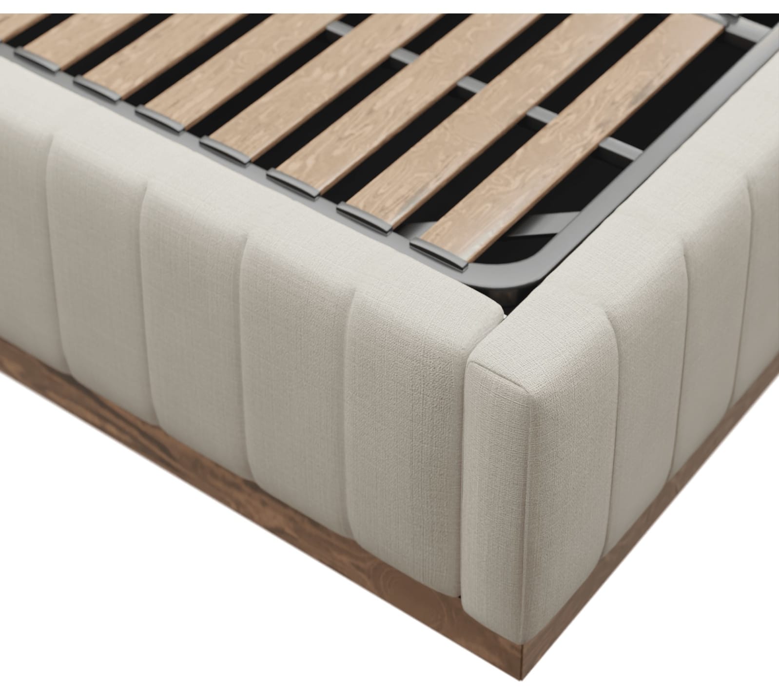 Brentwood Gas Lift Bed Toorak Pearl color Toorak Pearl