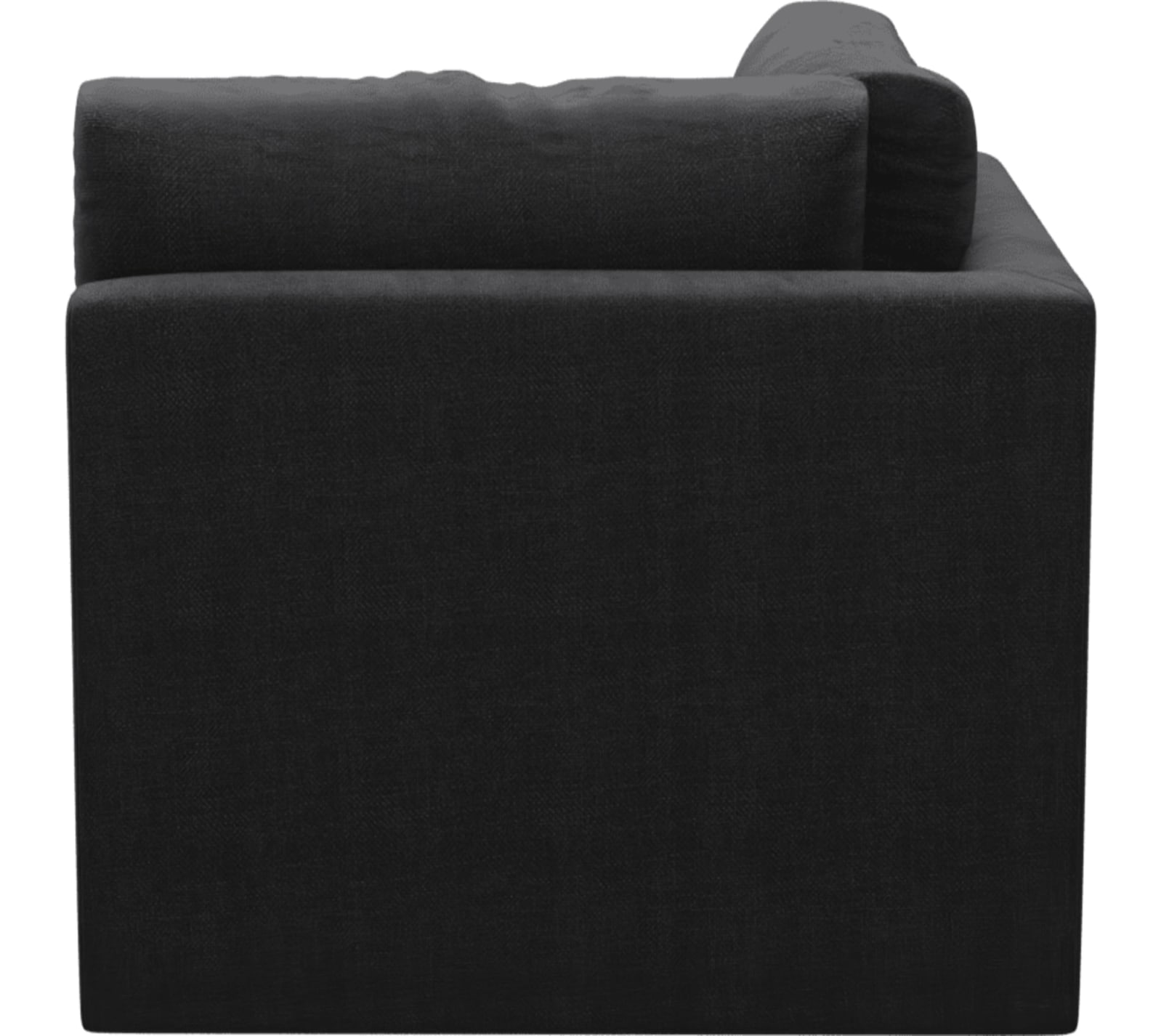 Haven Plaza Flint Grey Corner Sofa Chair Module color Plaza Flint Grey