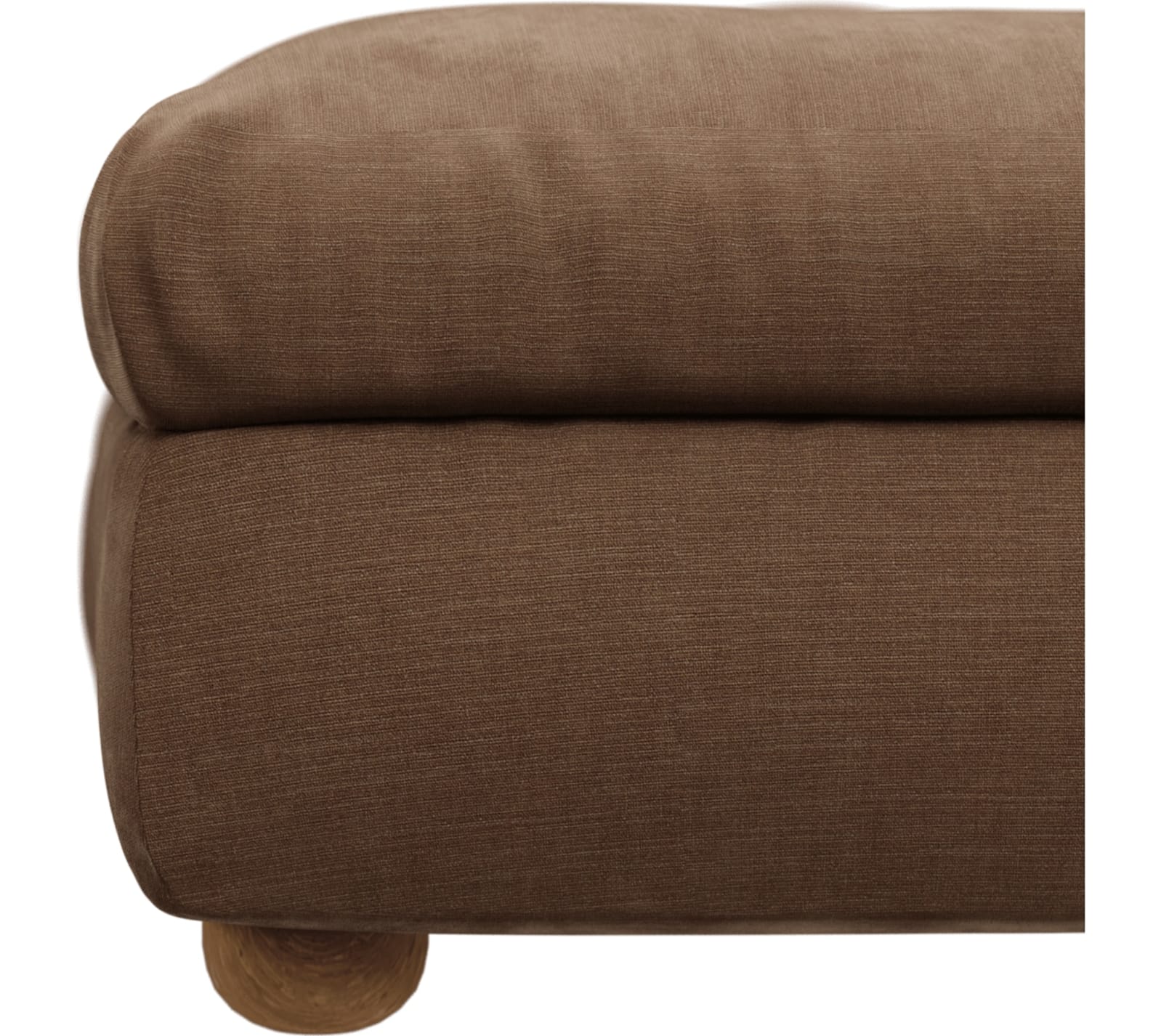 Tully Tribute Chestnut Ottoman color Tribute Chestnut