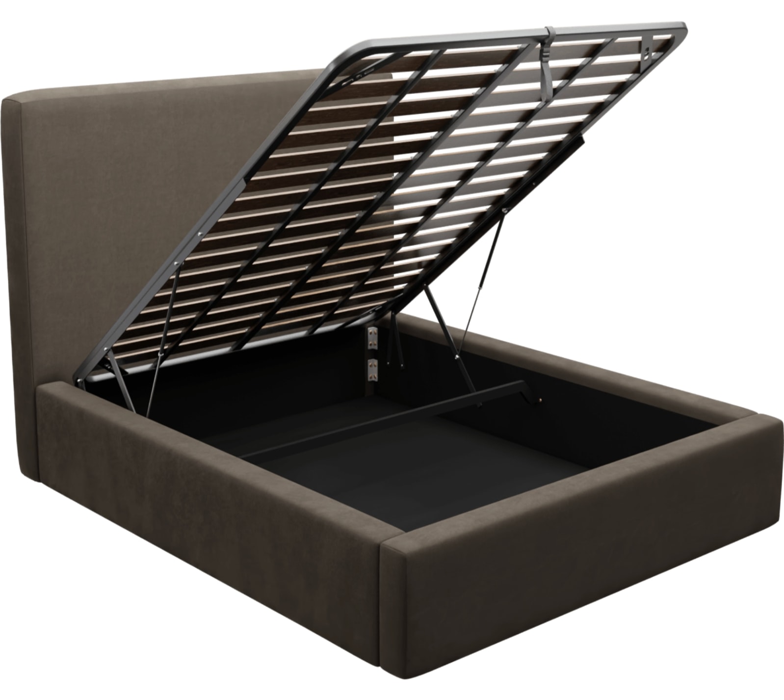Felix Gas Lift Bed Muse Mink color Muse Mink