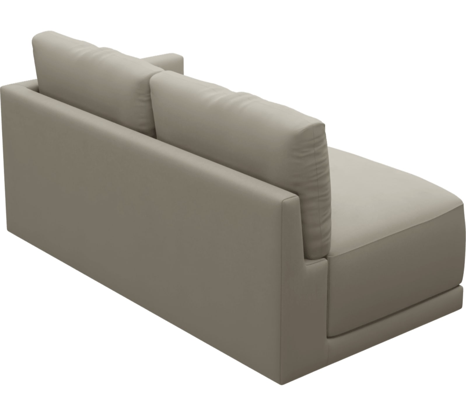 Haven Plaza Natural Right Arm Facing 3 Seater Sofa Module color Plaza Natural