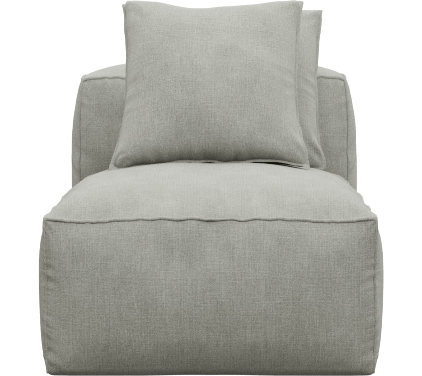 Riley Toorak Pebble Module Armless color Toorak Pebble