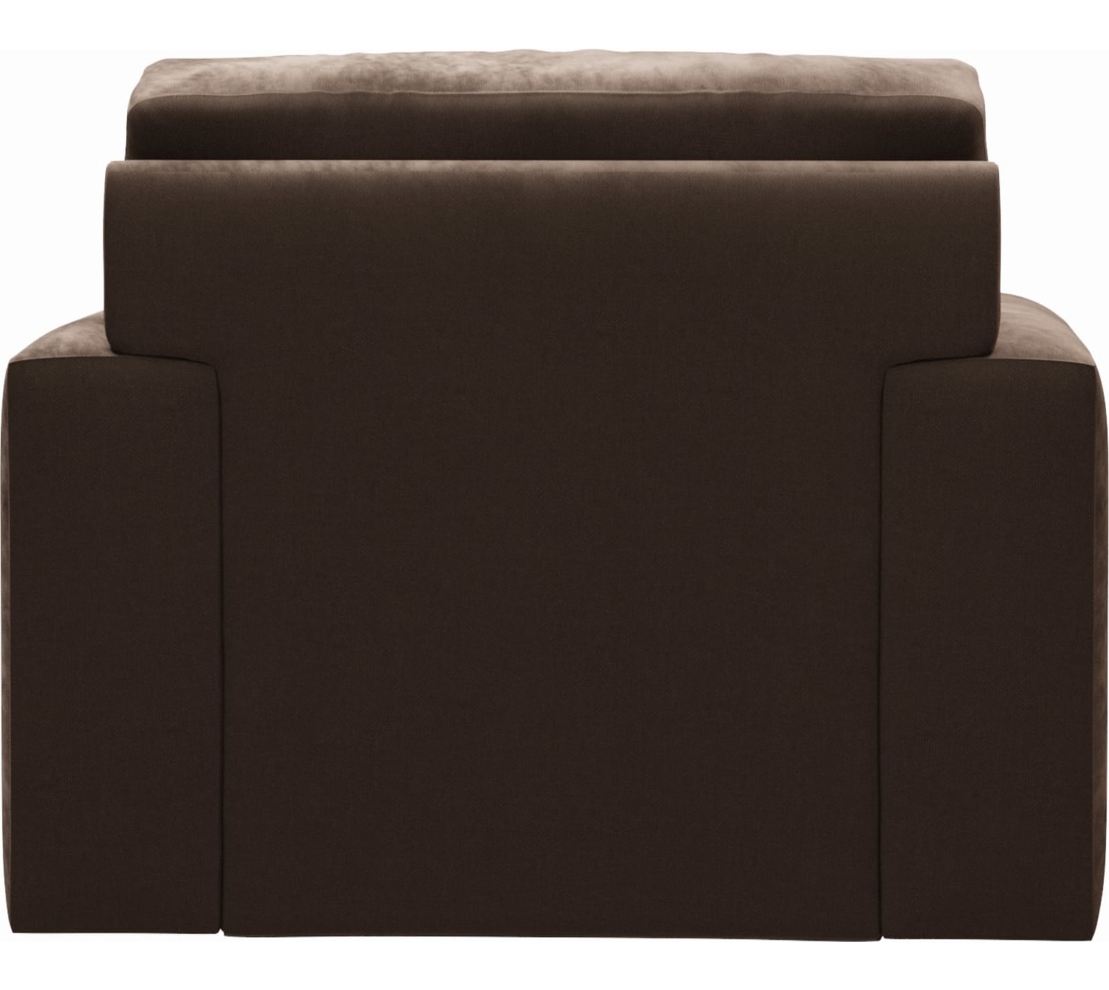Monica Muse Chocolate Armchair color Muse Chocolate