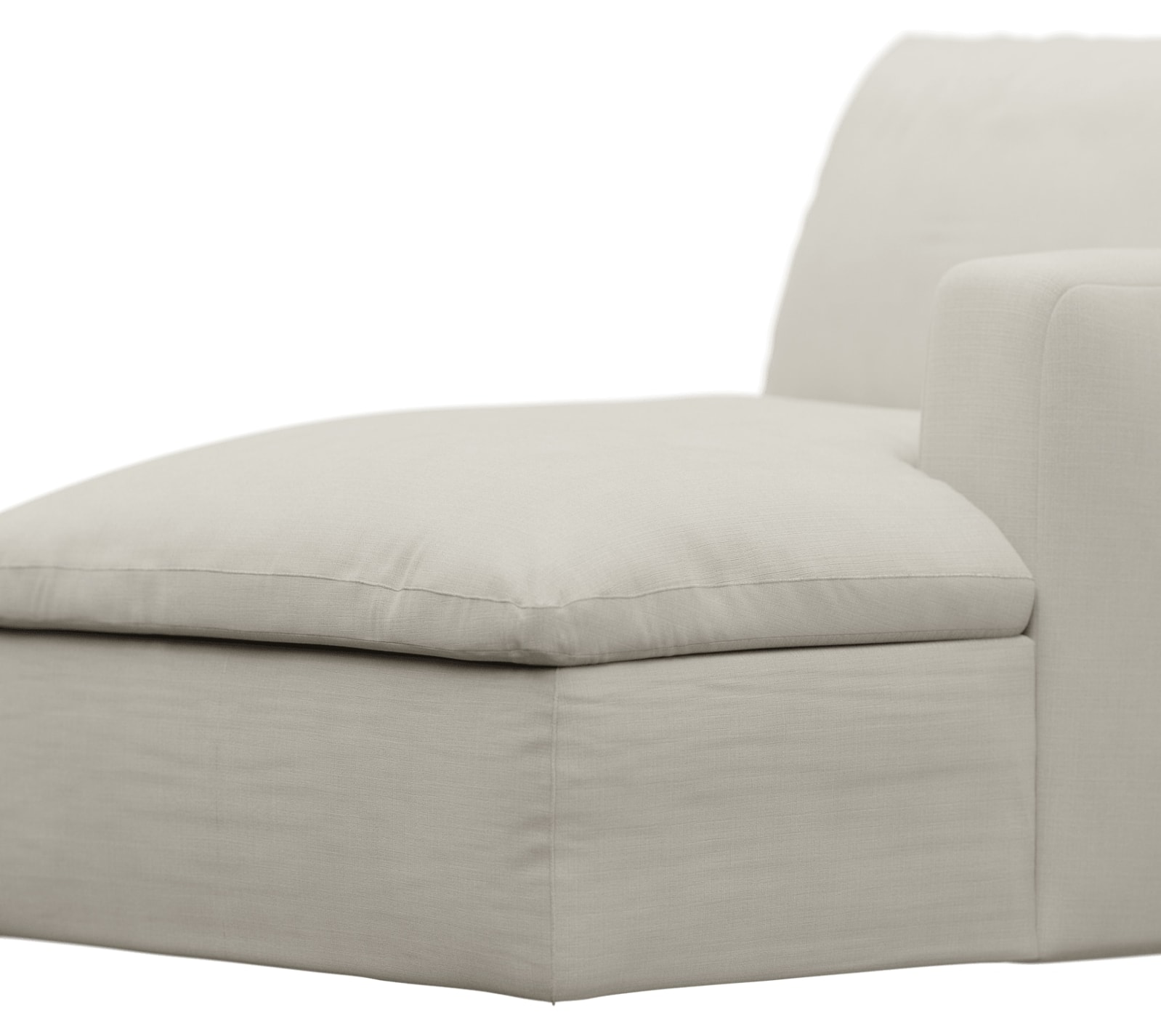 Cloud Deep Chaise Right Module Toorak Pearl color Toorak Pearl