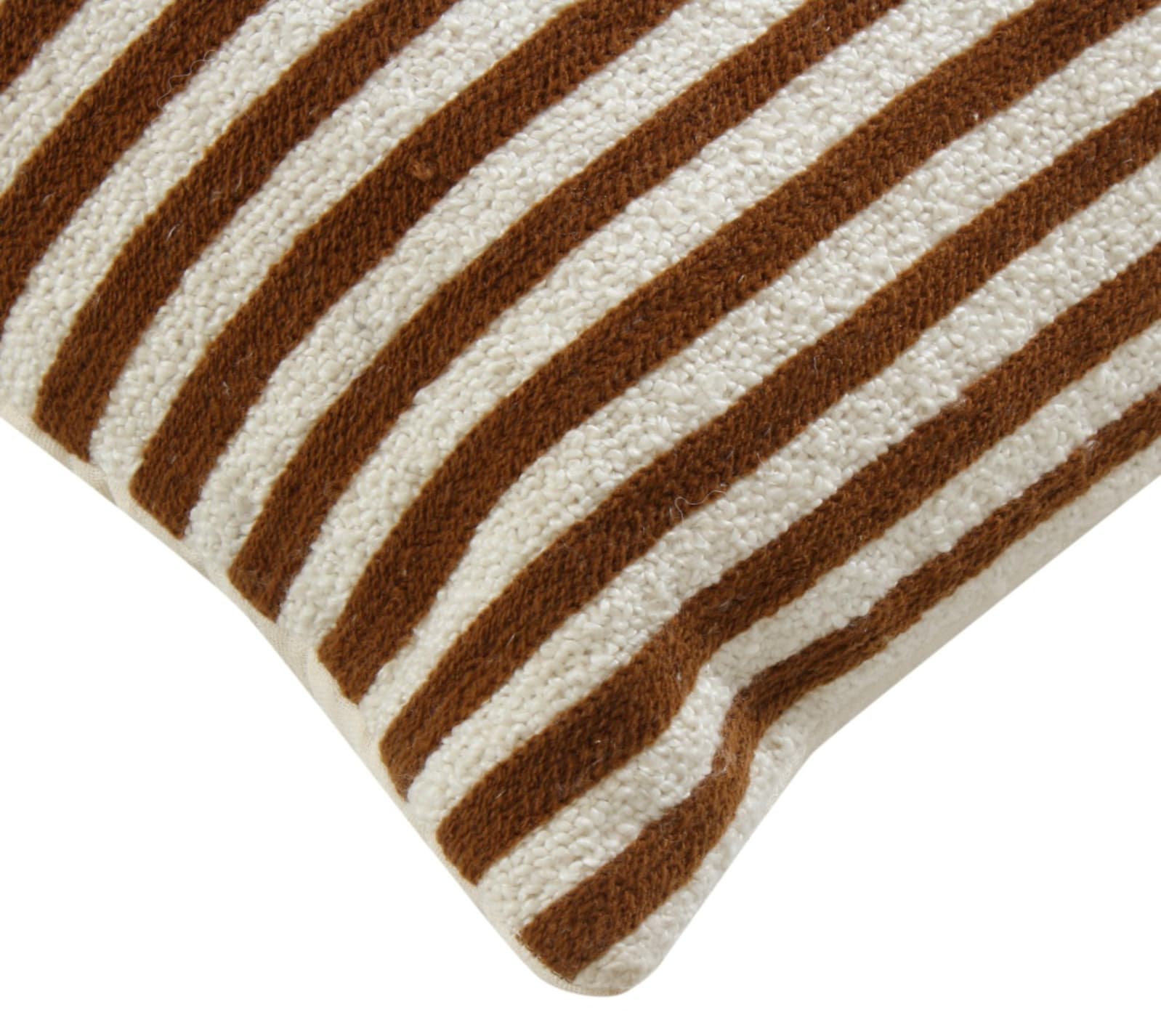 Zuri Cushion Rust/Natural - 60cm x 40cm color Rust/Natural