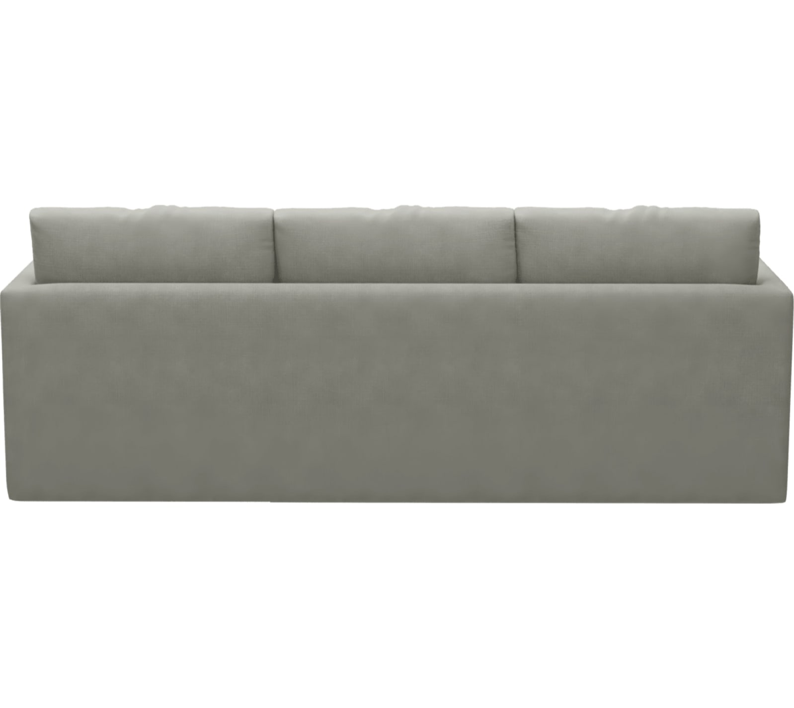 Haven Toorak Pebble Chaise Sofa - 3 Seater color Toorak Pebble