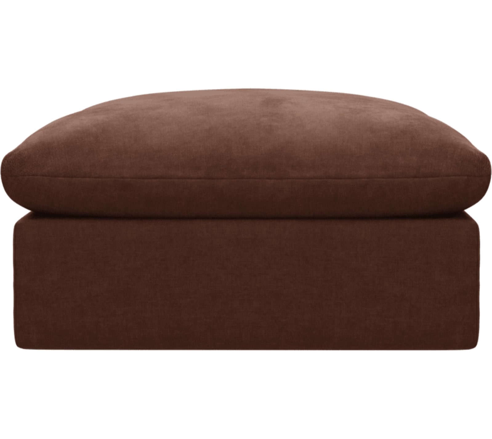 Willow Muse Rust Ottoman color Muse Rust
