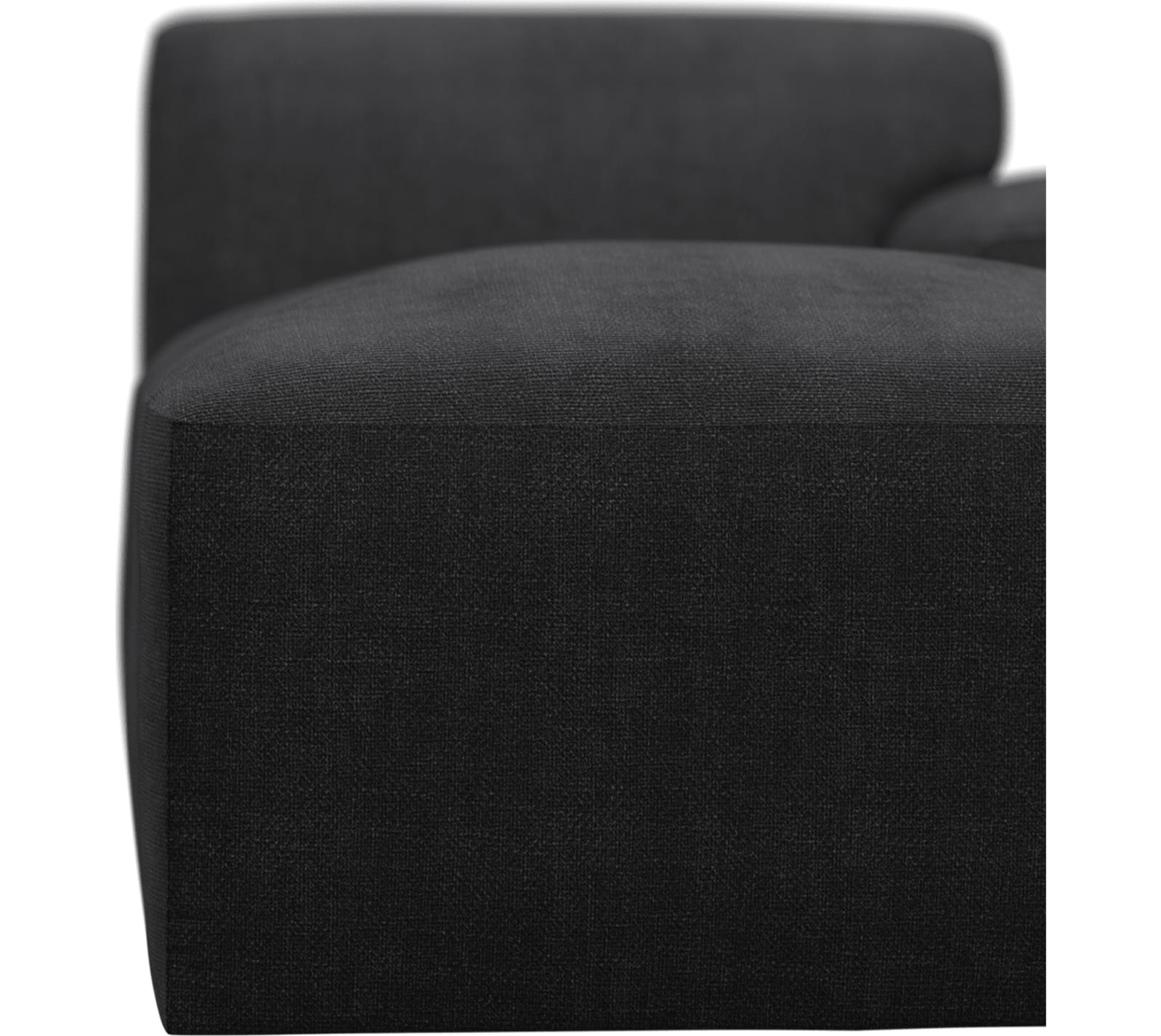 Copenhagen Plaza Flint Grey Right Arm Facing Chaise Module color Plaza Flint Grey