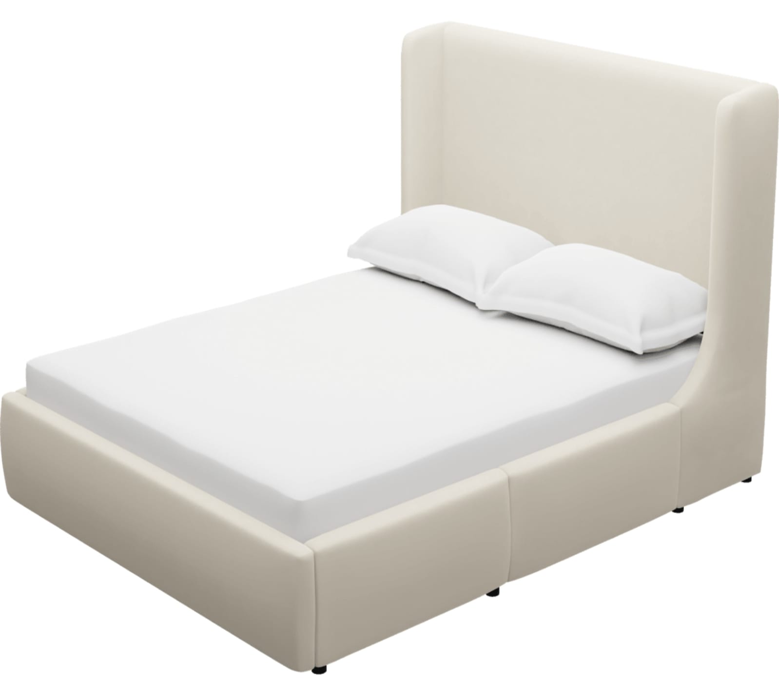 Lucy Drawer Bed Alpine Mist color Alpine Mist