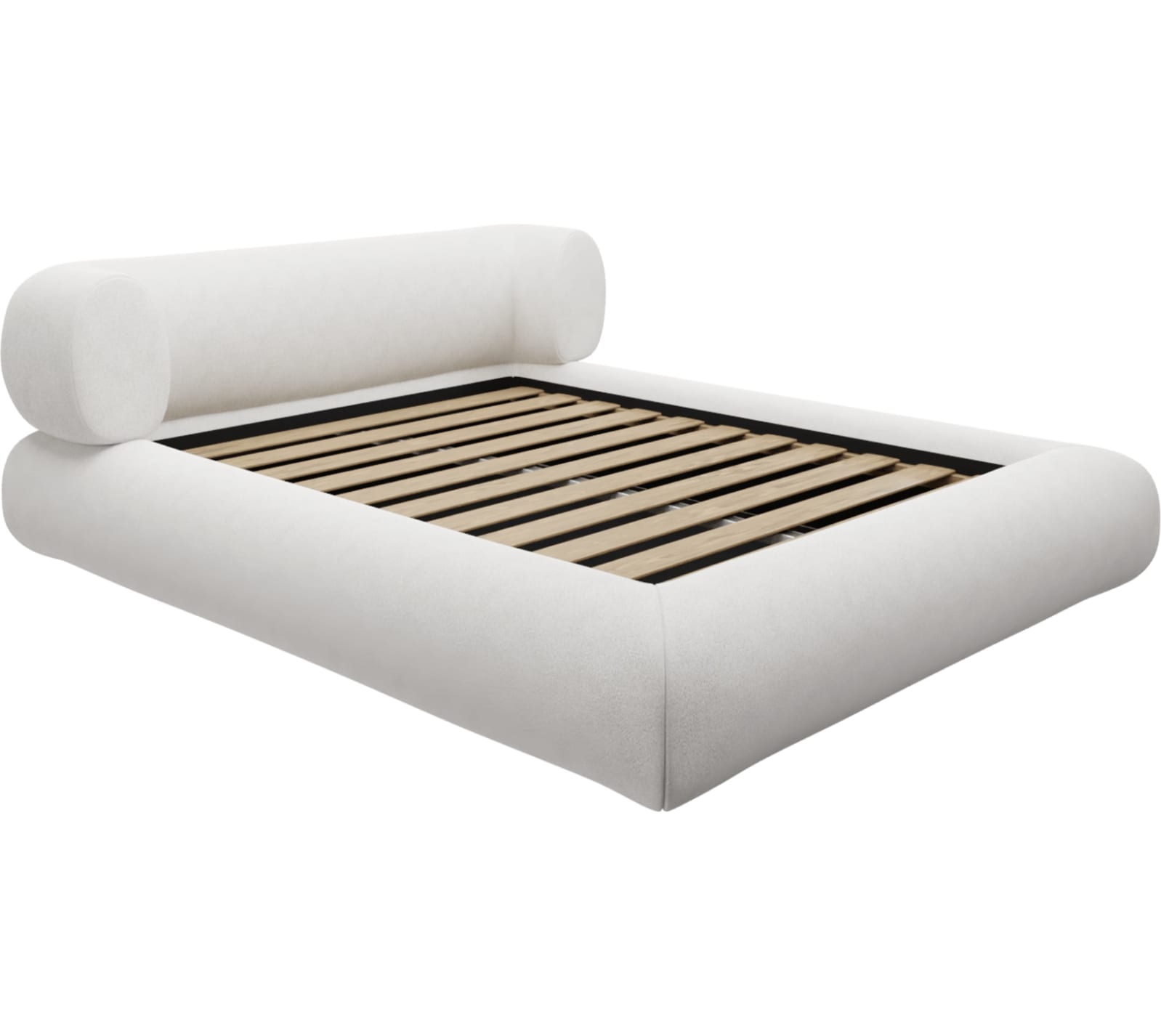 Frankie Bed Noa Fog color Noa Fog