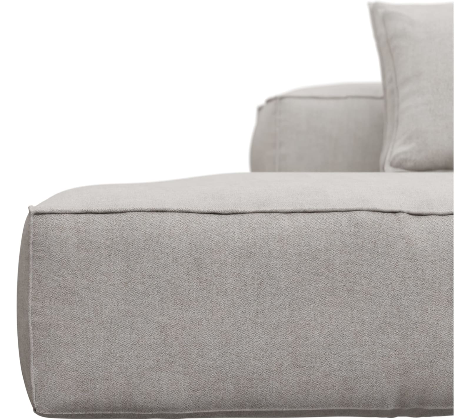 Riley Avon Mineral Modular Sofa - 1x Arm, 2x Armless, 1x Left Terminal color Avon Mineral