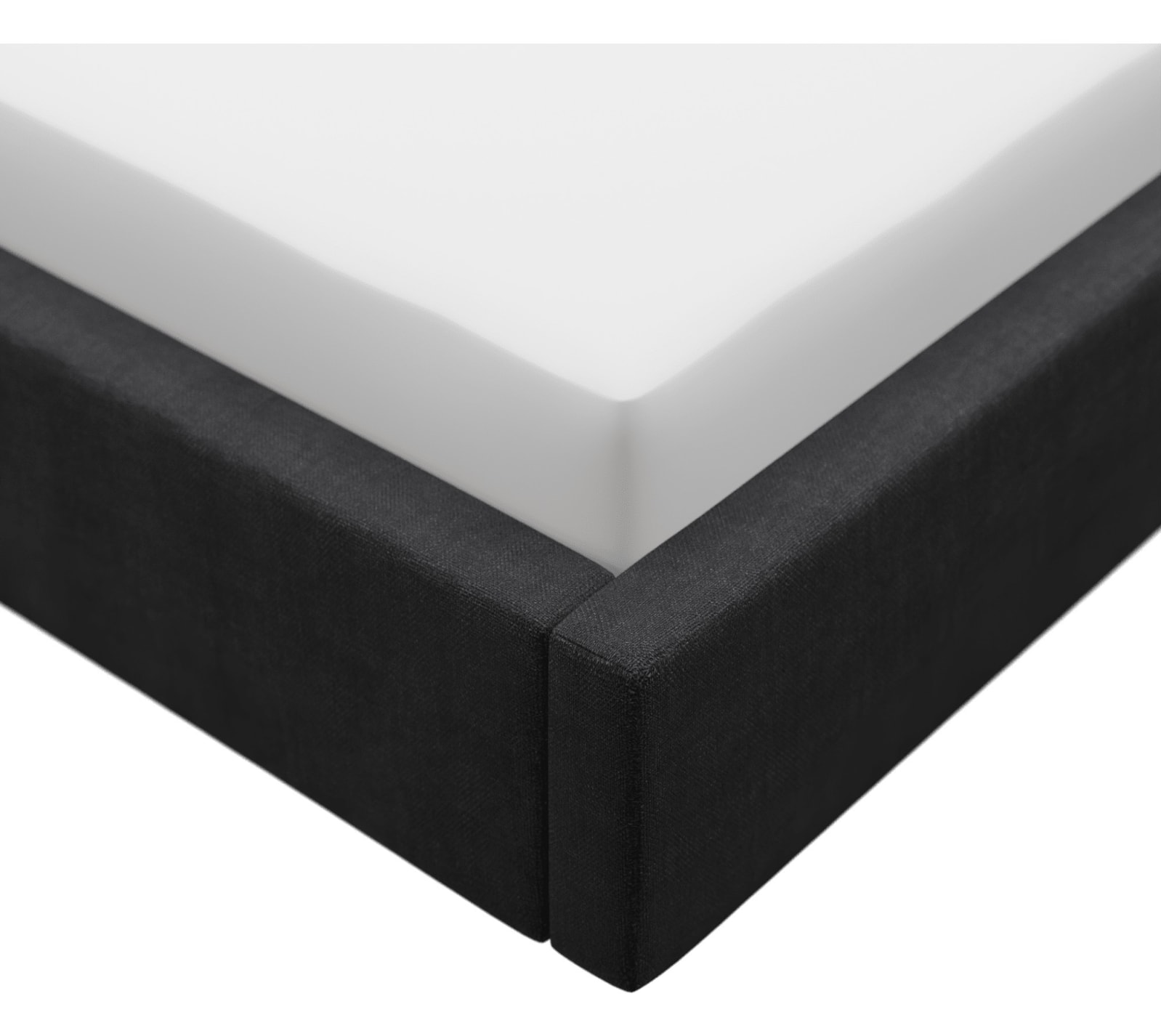 Felix Gas Lift Bed Plaza Flint Grey color Plaza Flint Grey